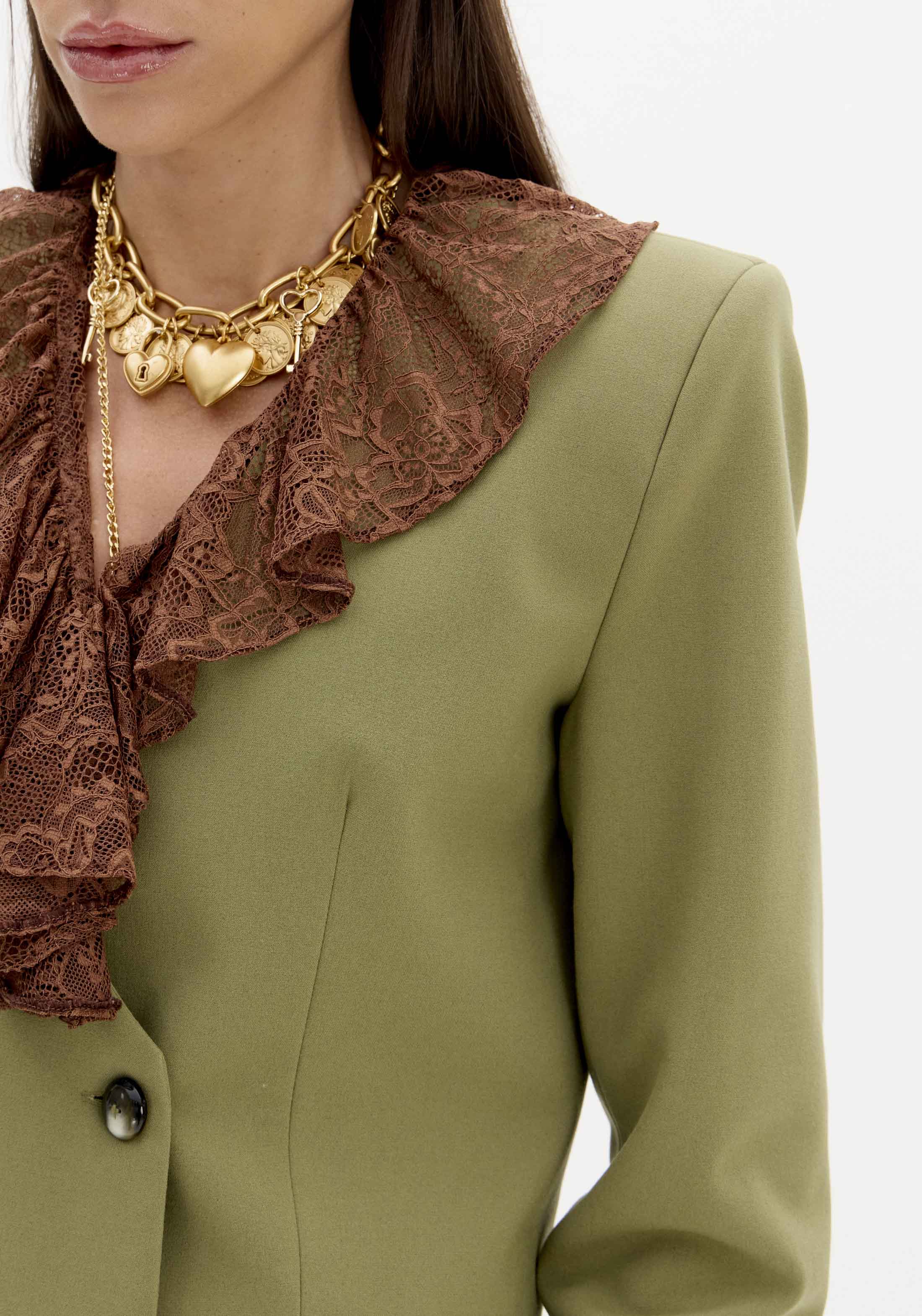 LP Green Blazer Set