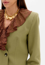 LP Green Blazer Set