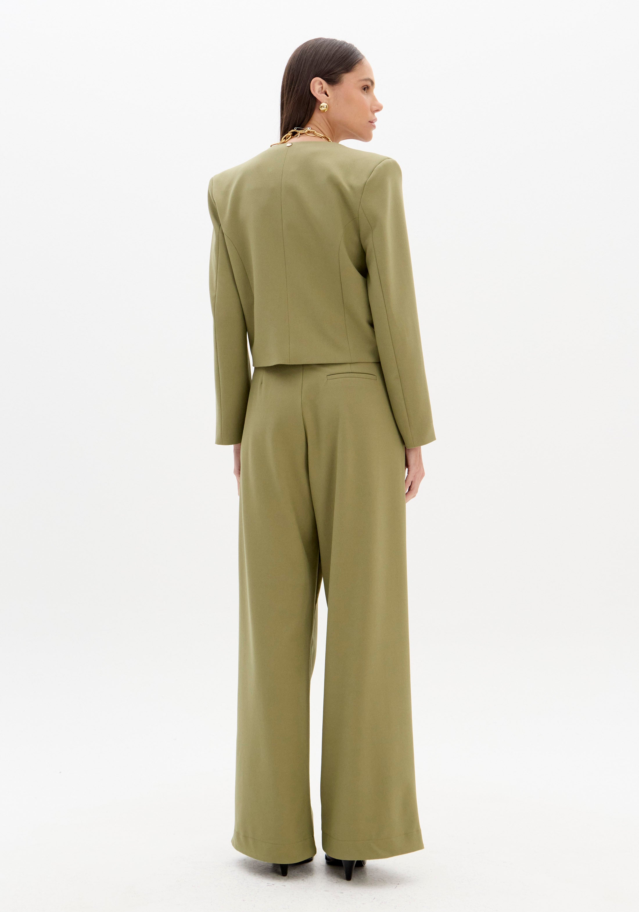 LP Green Blazer Set