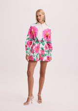 AM Pink Floral Long Sleeve Shirt