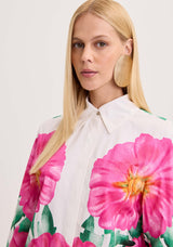 AM Pink Floral Long Sleeve Shirt