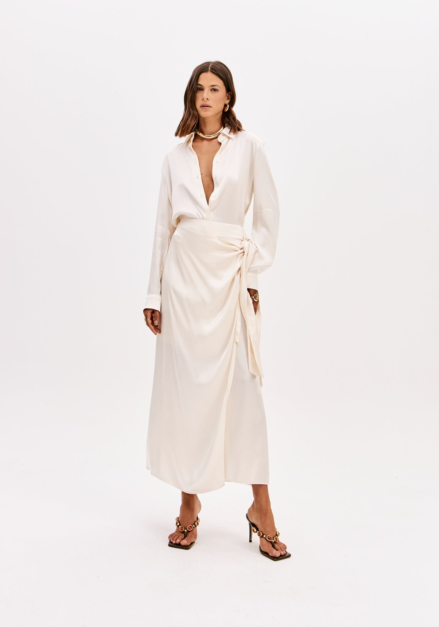 LP Coconut Satin Shirt