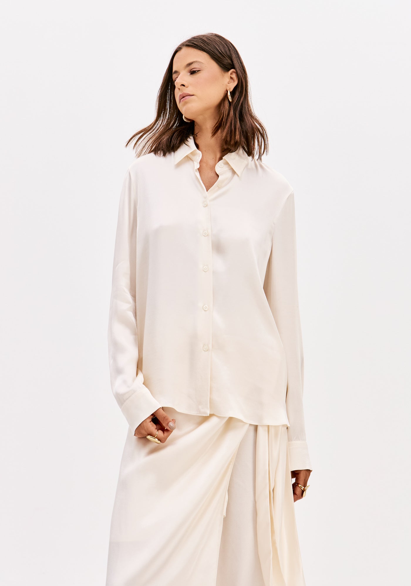 LP Coconut Satin Shirt