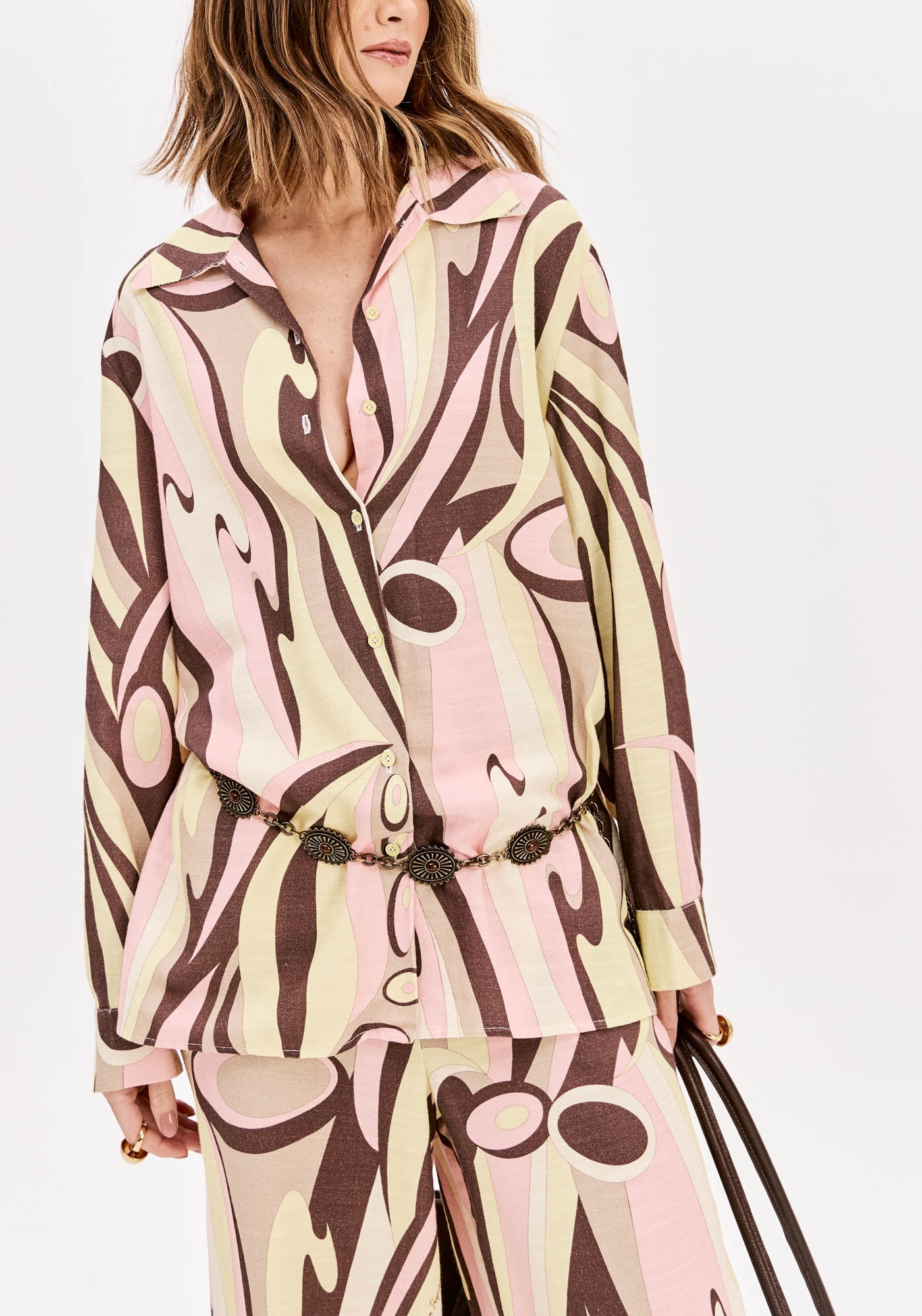 LP Beige Printed Shirt