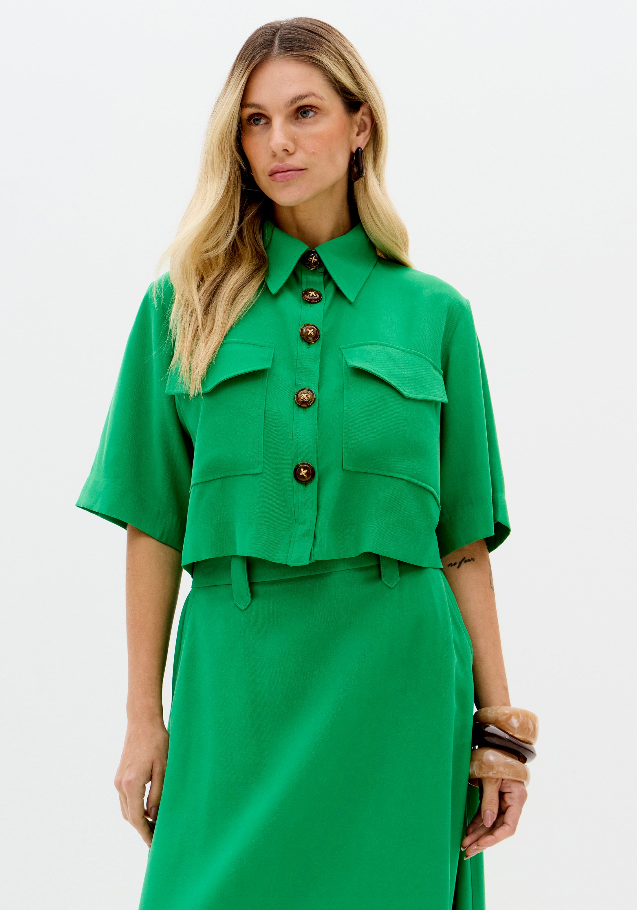LP Green Blouse