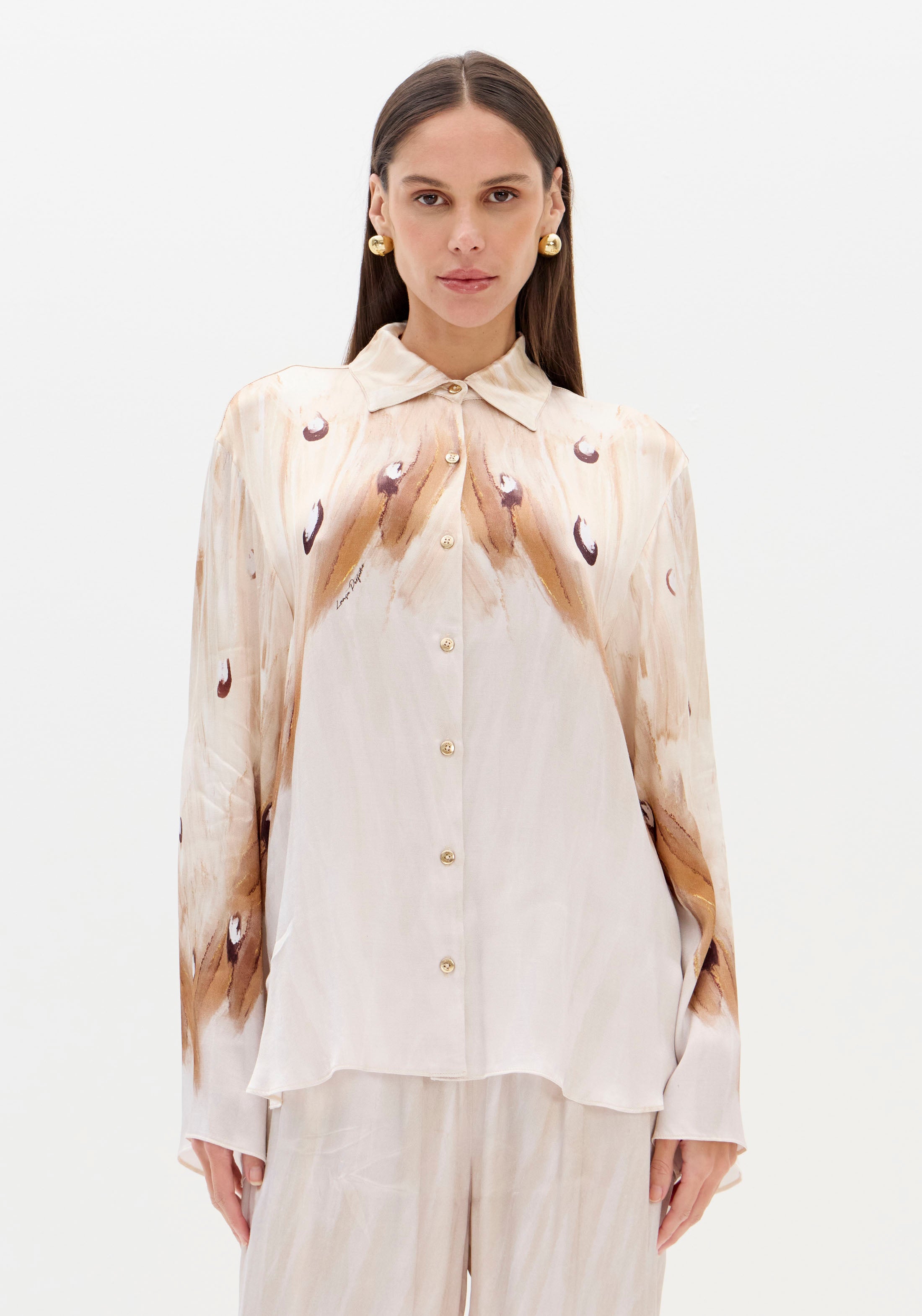 LP Brown Printed Shirt