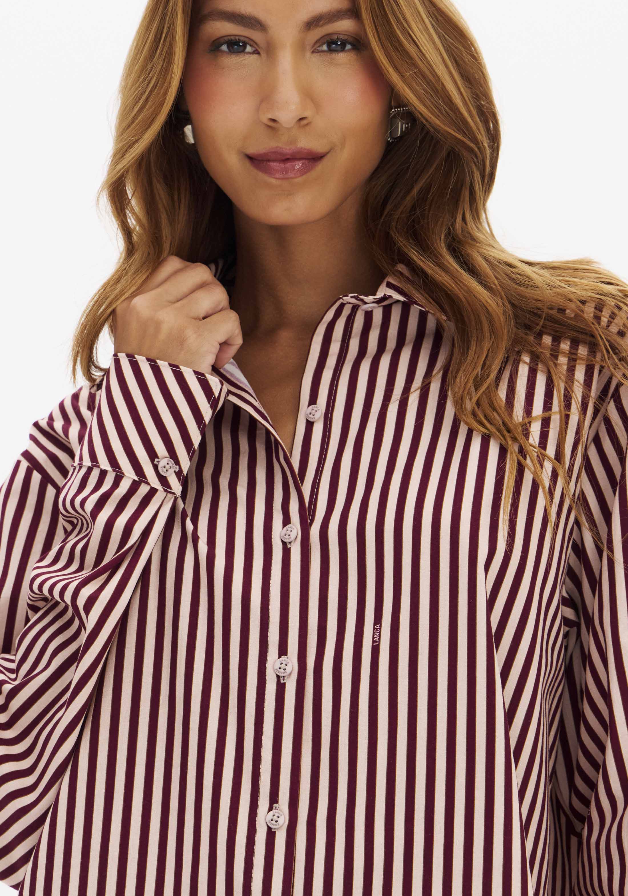 LP Pink Stripped Shirt