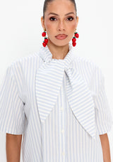 LP White Striped Shirt