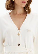 LP White Cardigan