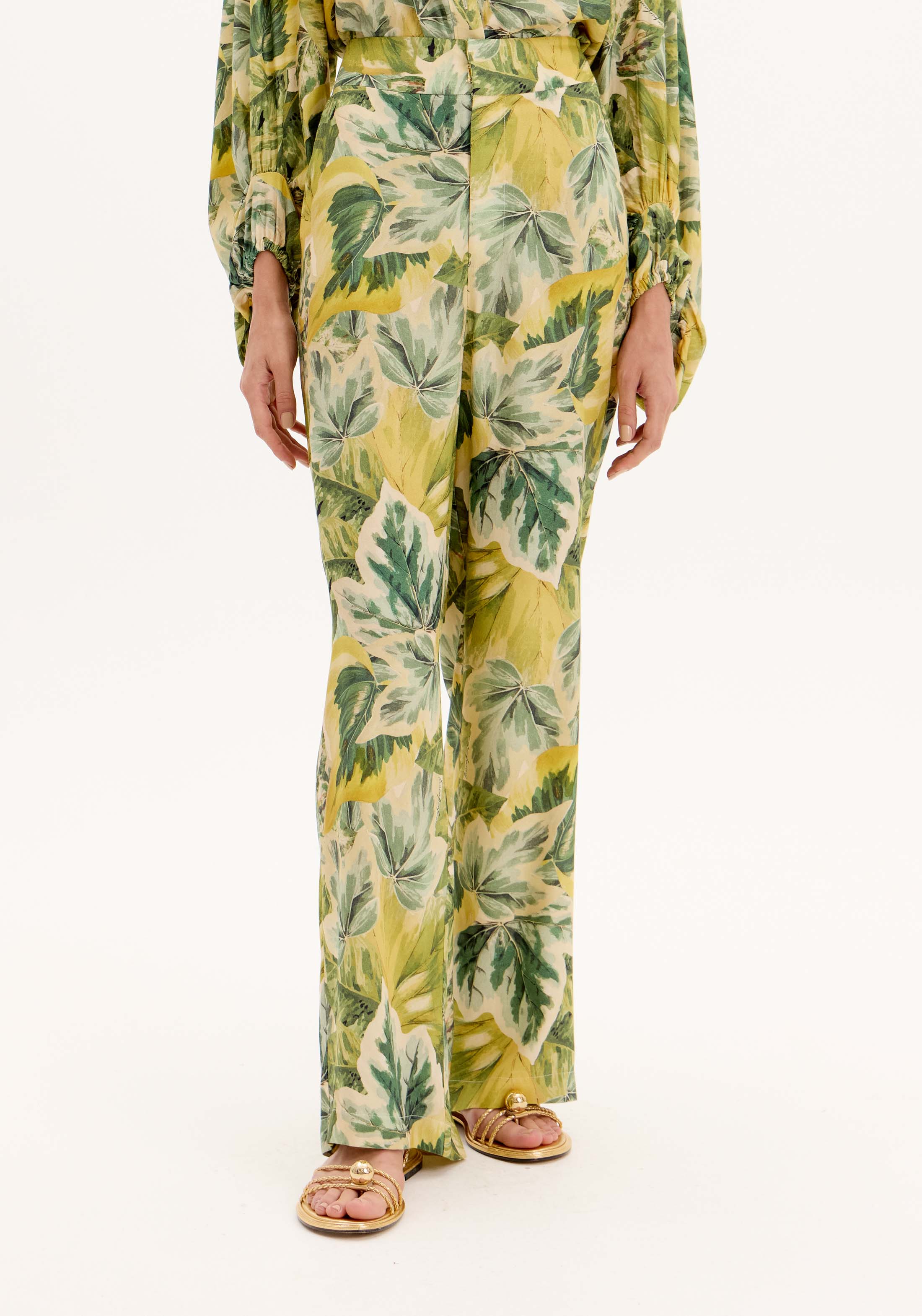 LP Leaves Print Pants