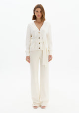 LP White Cardigan