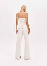 LP High Waisted Straight White Pants