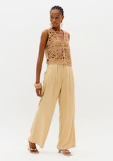 LP Beige Linen Pants