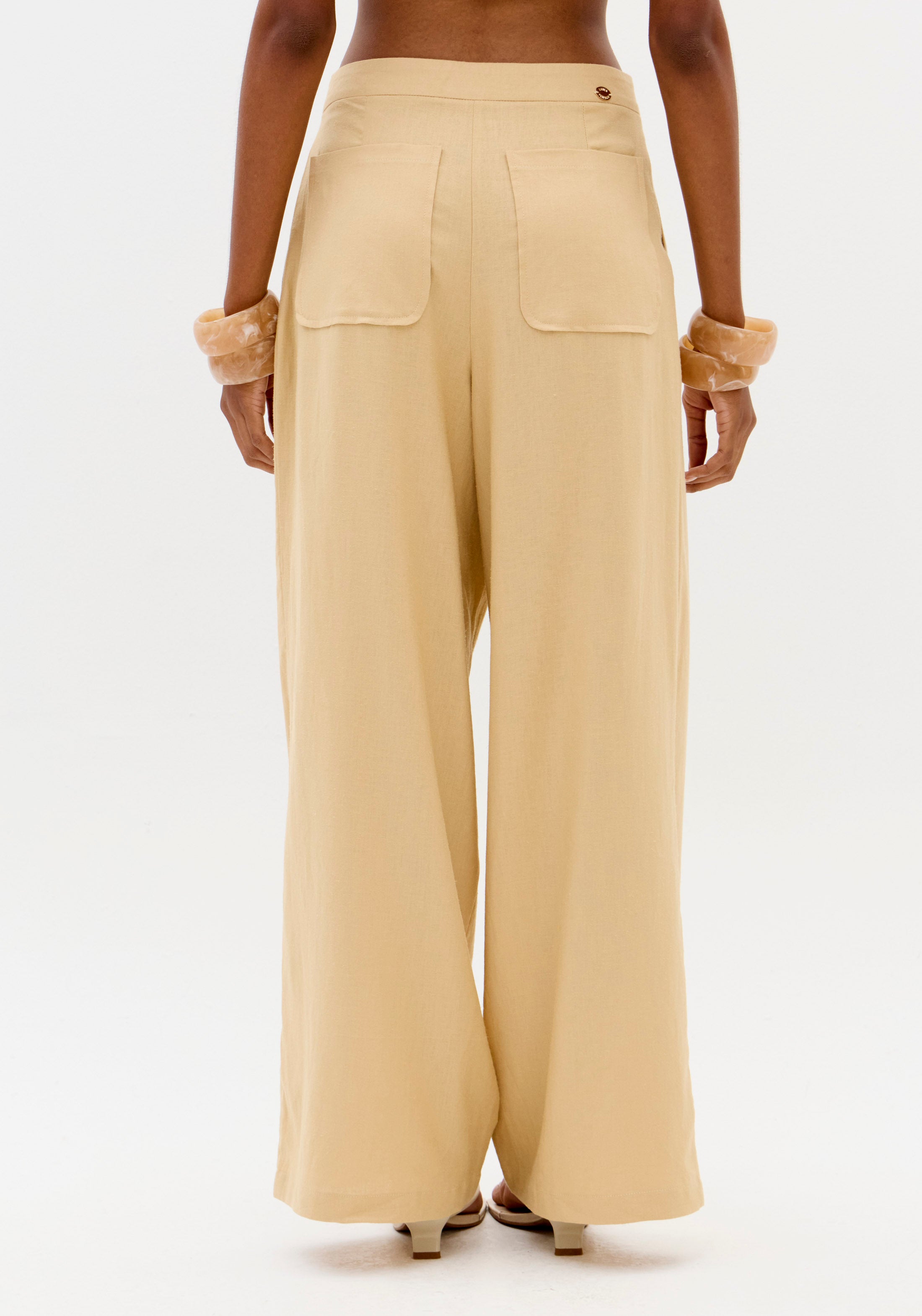 LP Beige Linen Pants