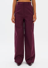 LP Burgundy Wide Leg Pants