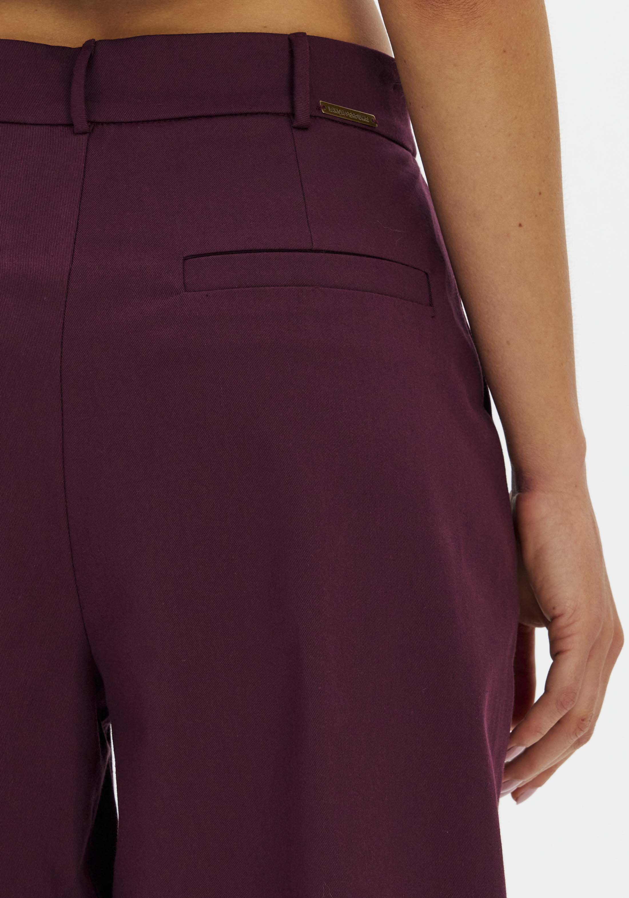LP Burgundy Wide Leg Pants