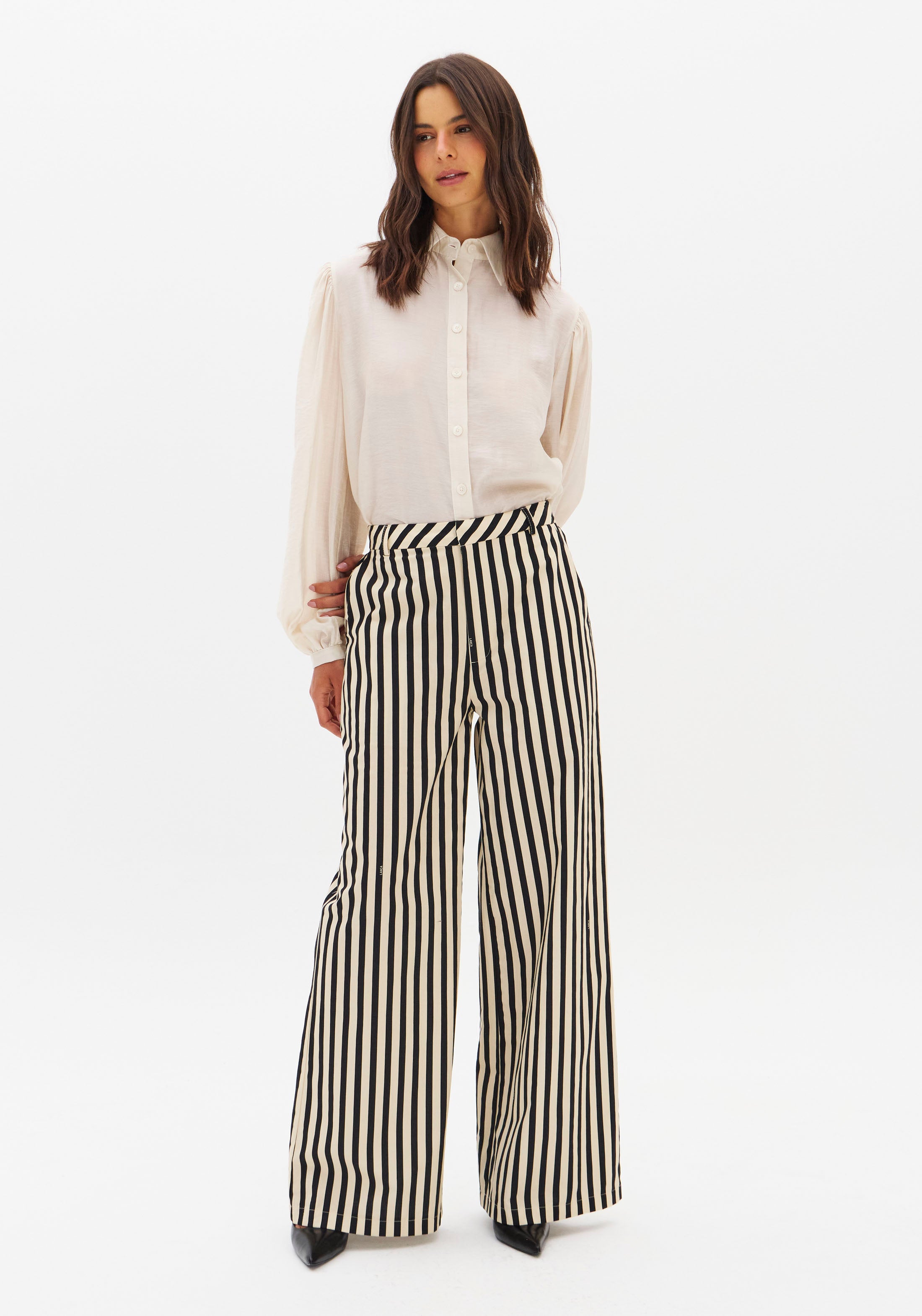LP White Striped Pants