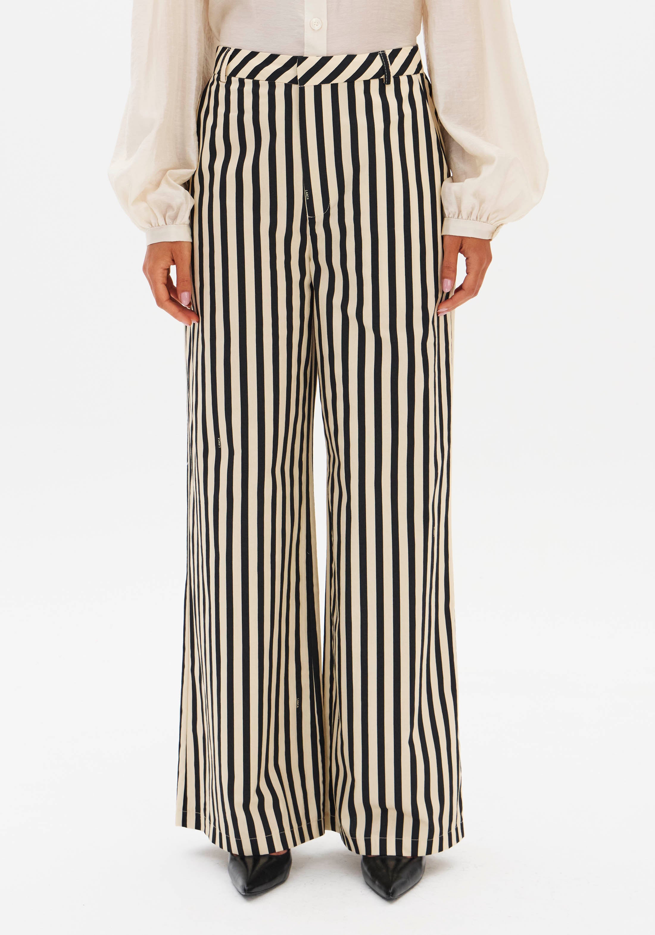 LP White Striped Pants