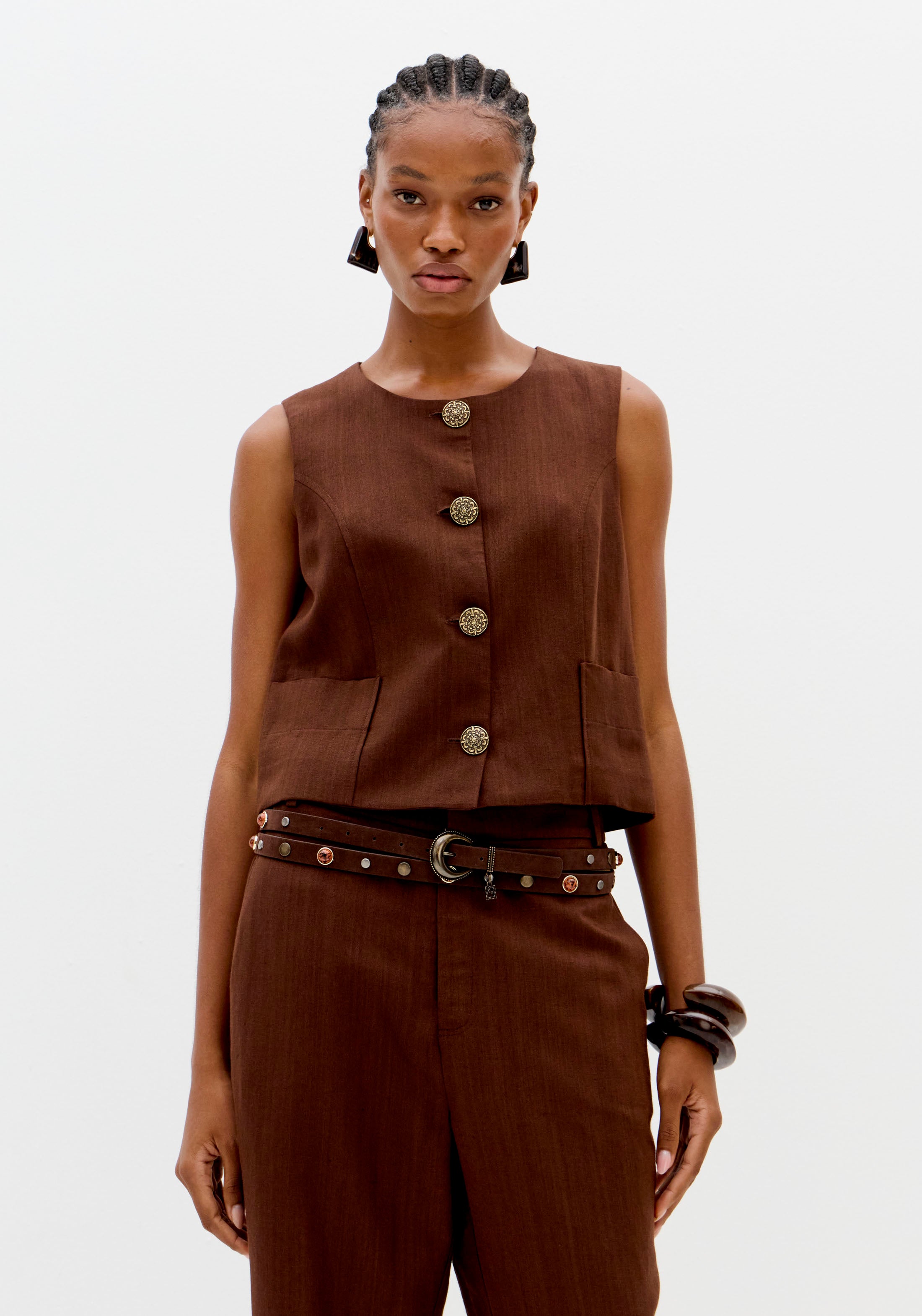 LP Brown Vest