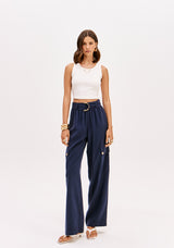LP Ribbed Sleevelees Croped  Blouse