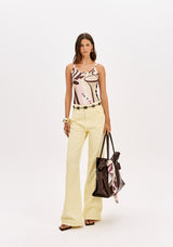 LP High Waisted Beige Jeans