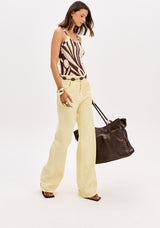 LP High Waisted Beige Jeans