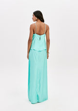 LP Aqua Green Midi Skirt