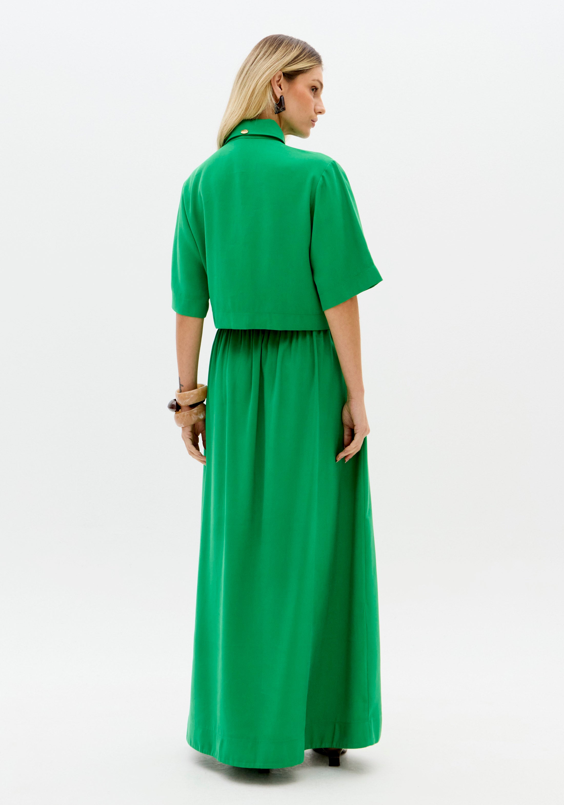 LP Green Midi Skirt