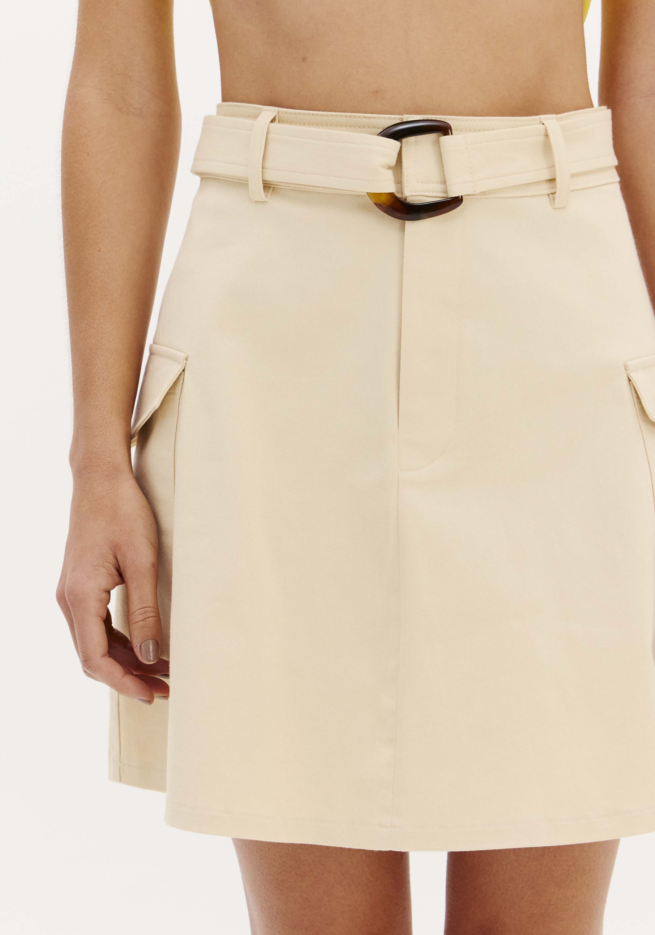 LP Beige Short Skirt