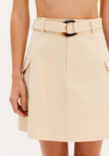 LP Beige Short Skirt
