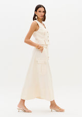 LP Off-White Midi Skirt