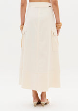 LP Off-White Midi Skirt