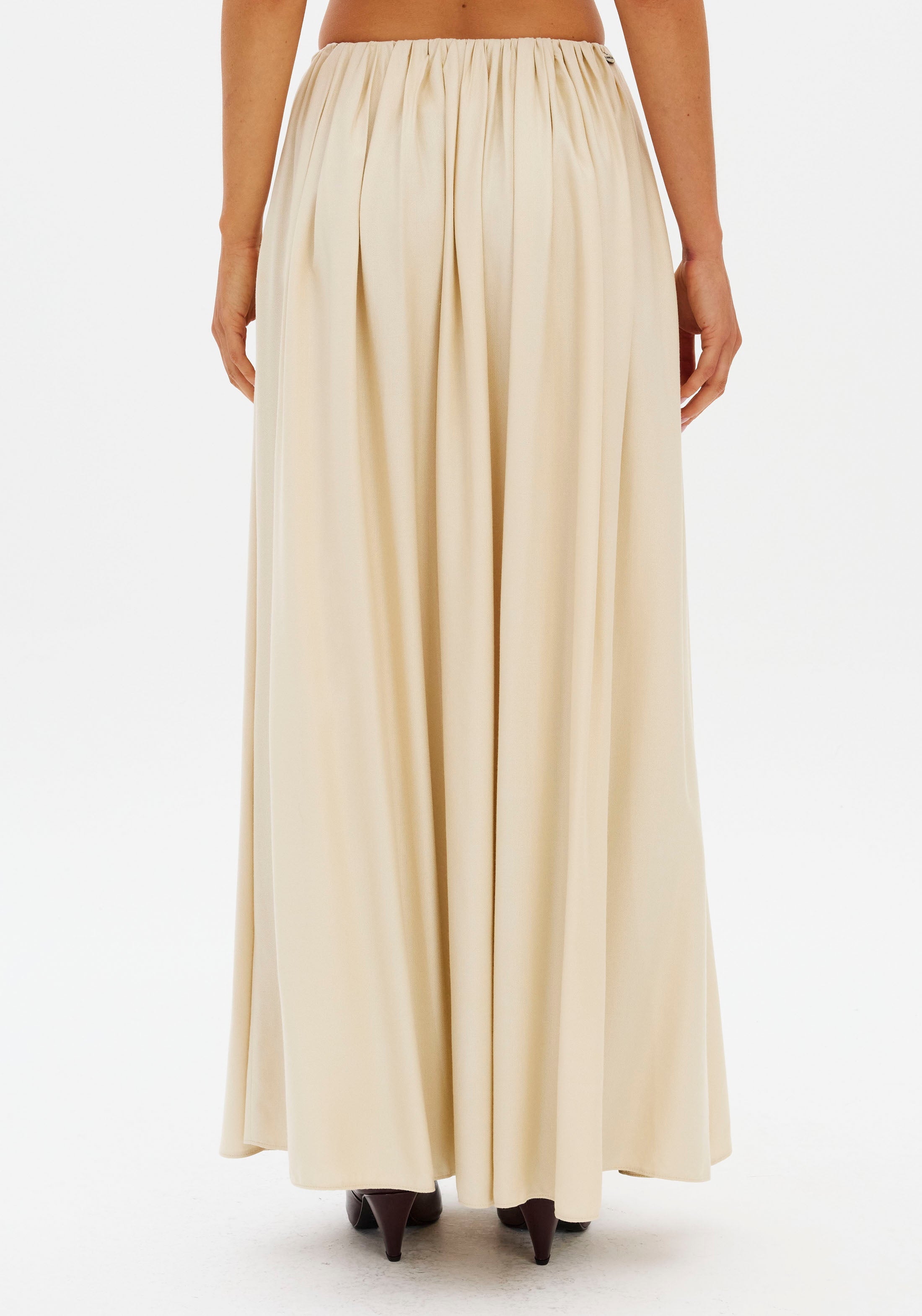 LP Light Beige Midi Skirt