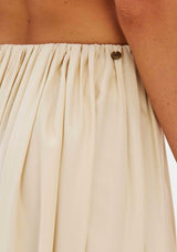 LP Light Beige Midi Skirt