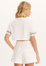 AM White Seahorse Blouse