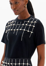 LP Blouse With Rhinestones