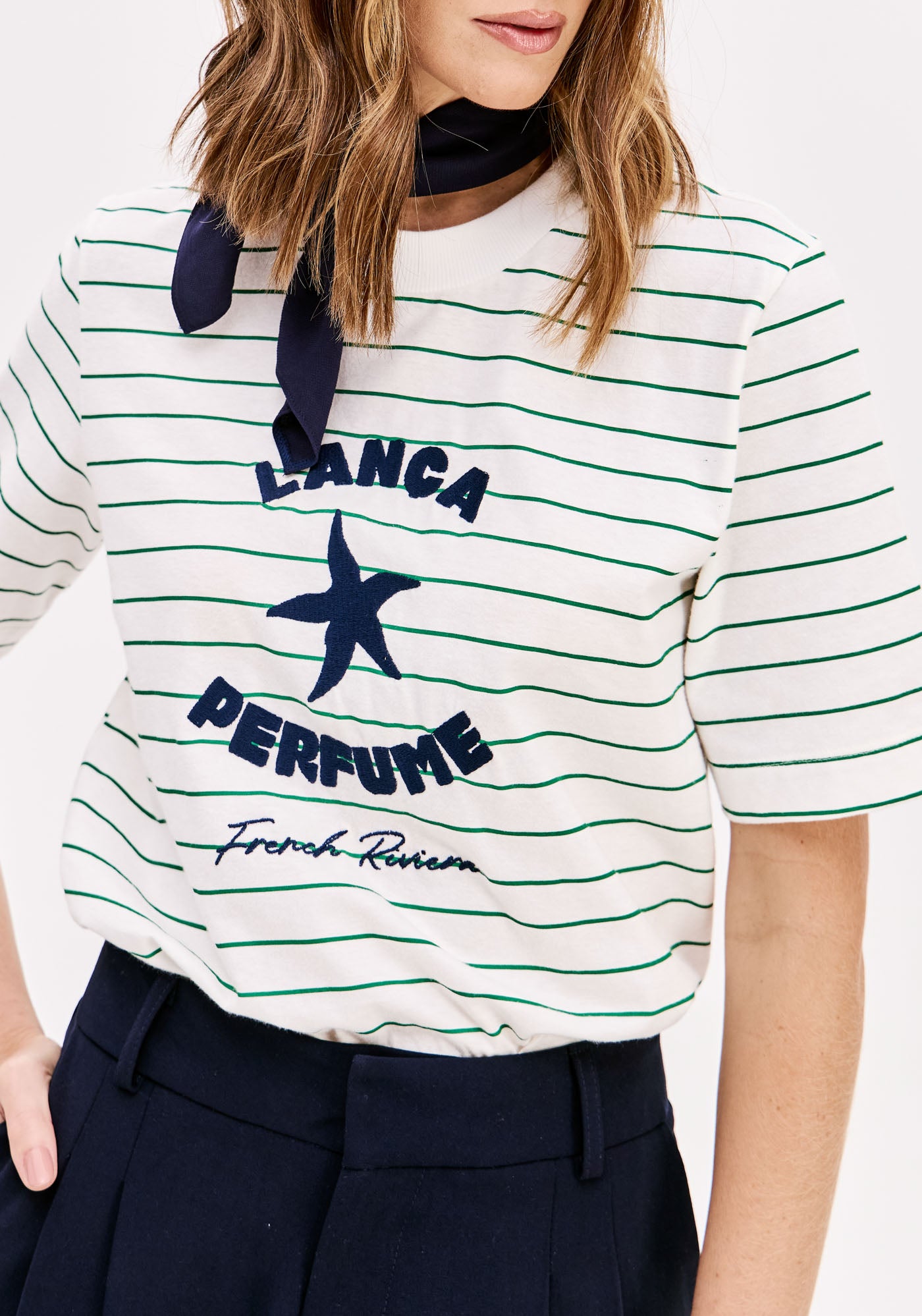 LP White Embroidered Blouse