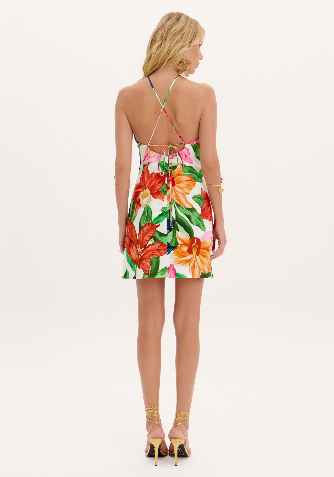 AM Short Floral Printed Dress