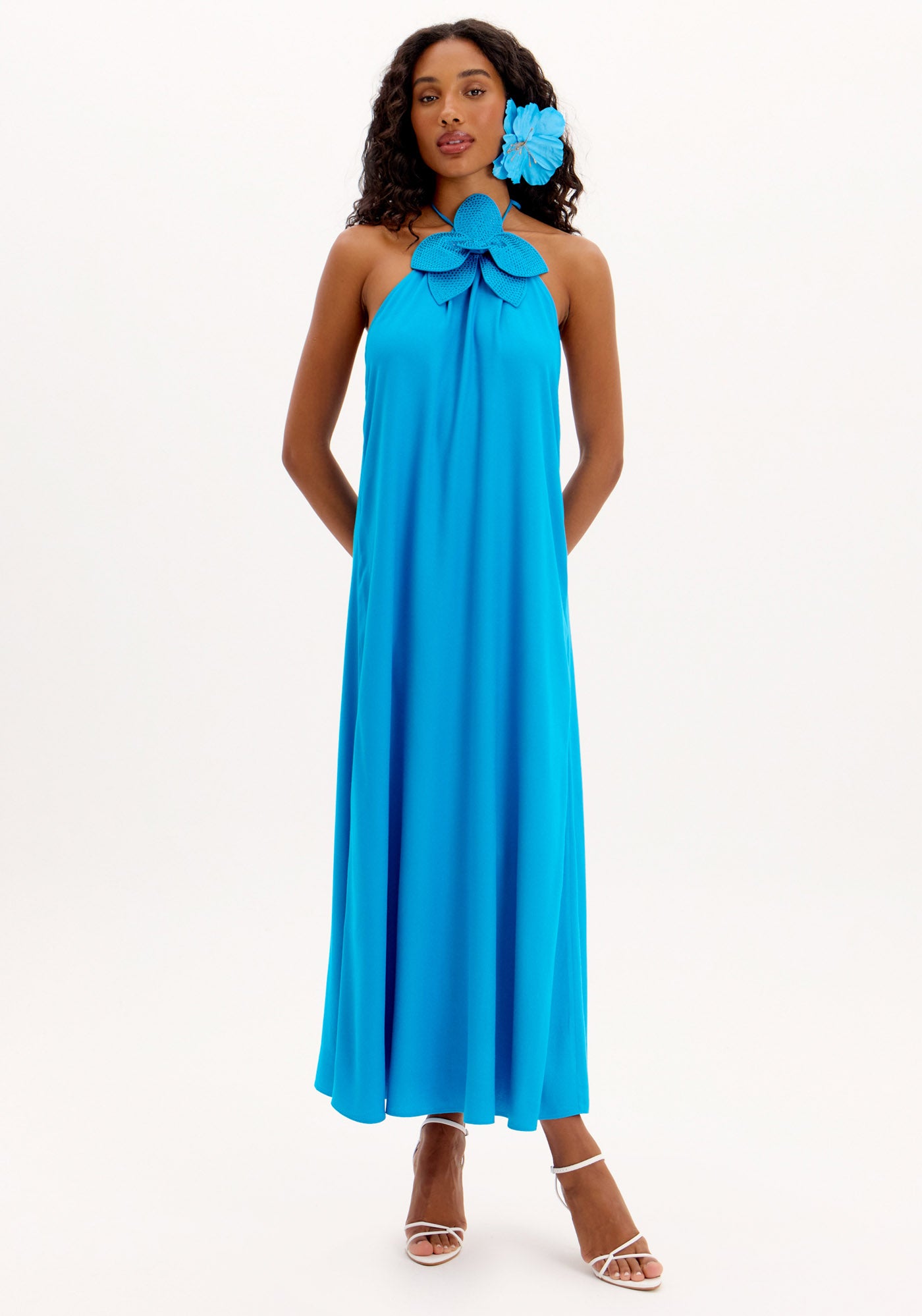 LP Long Blue Dress