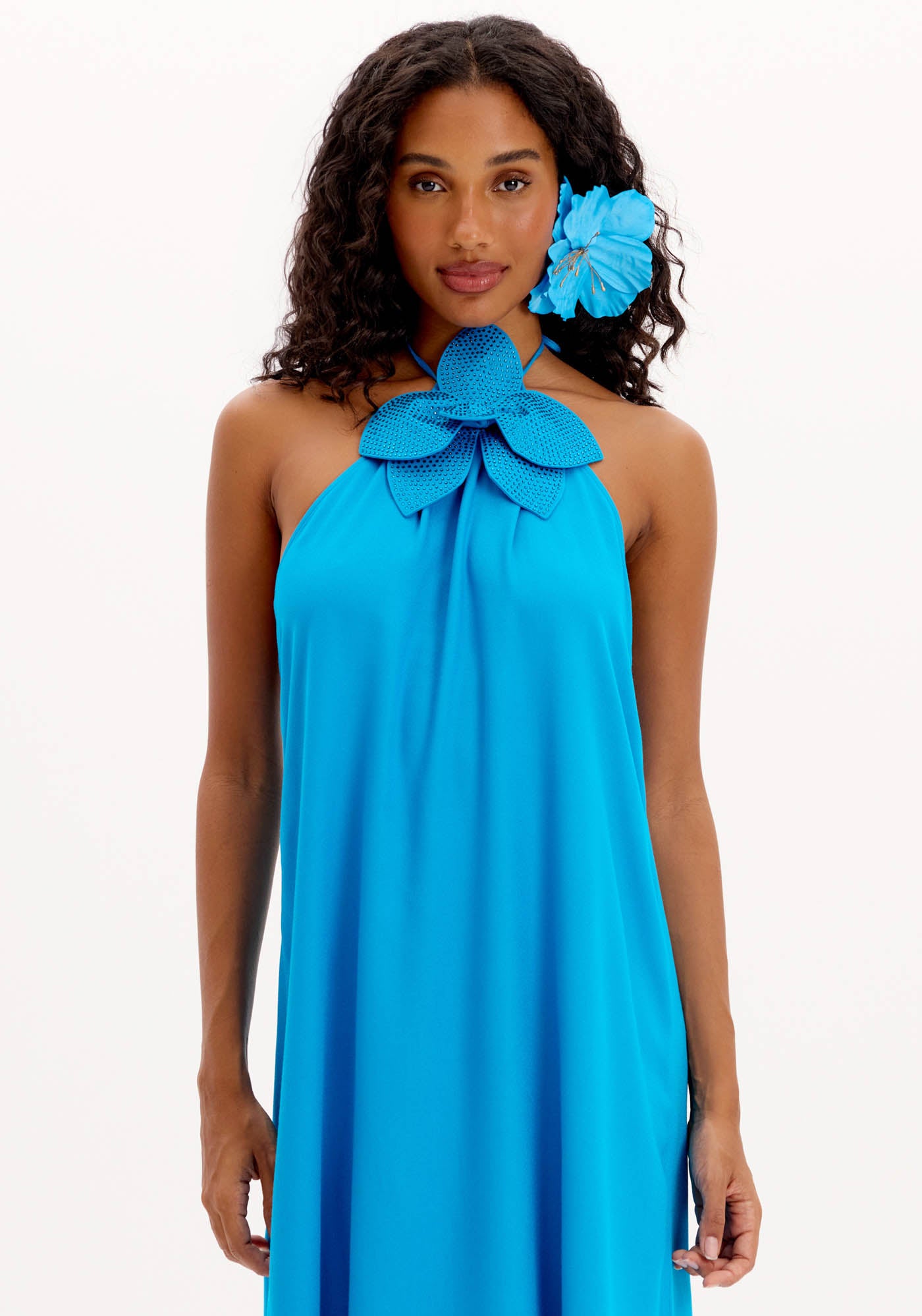 LP Long Blue Dress