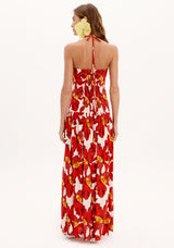 LP Long Dress with Orchid Detail