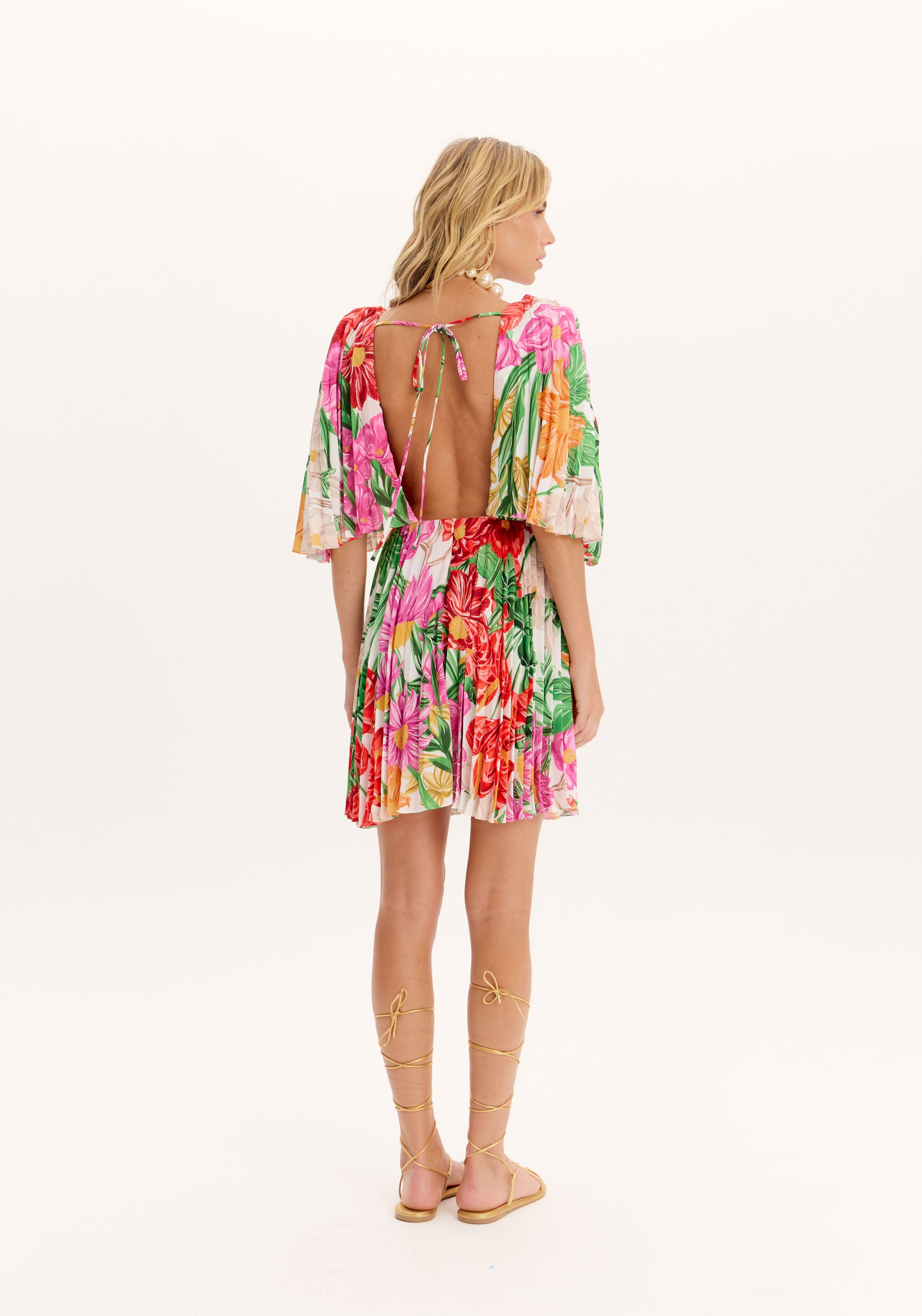 AM Floral Short Dress