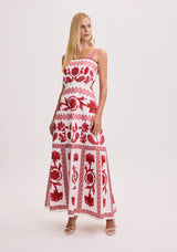 AM Printed Midi Dress
