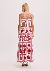 AM Printed Midi Dress
