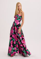 AM Floral Print Long Dress
