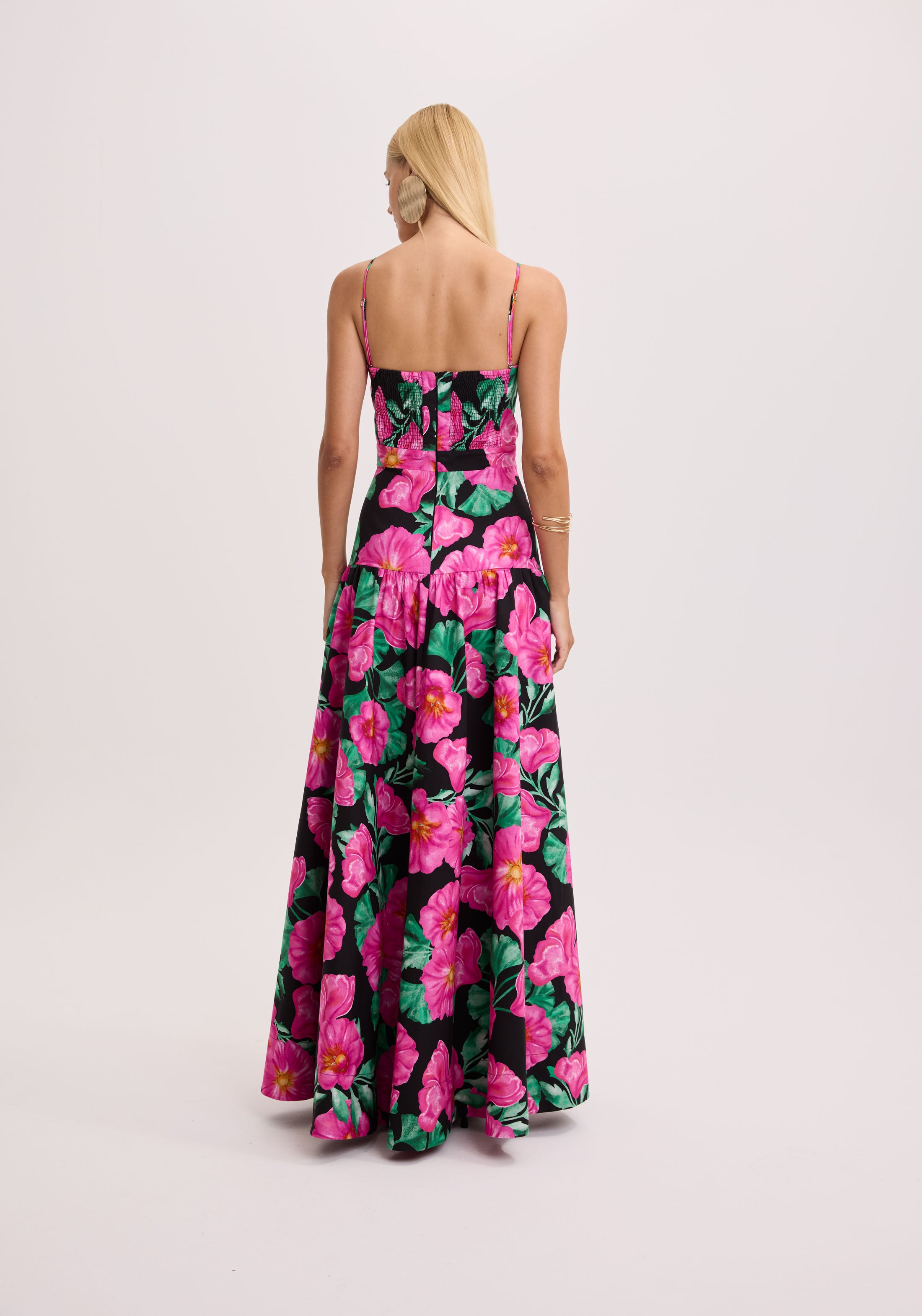 AM Floral Print Long Dress