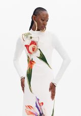LP White Long Dress