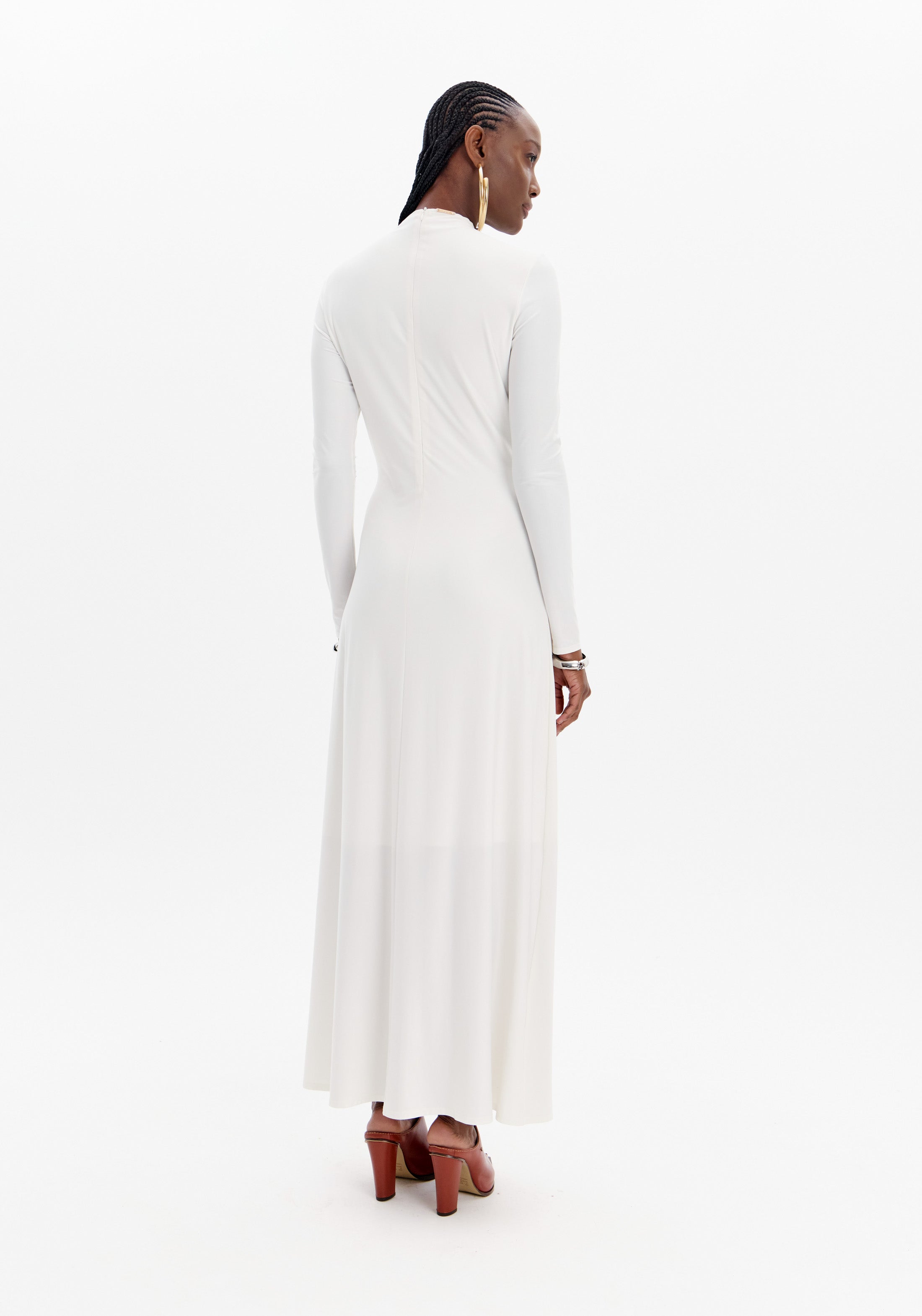 LP White Long Dress
