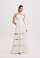 AM Long Embroidered Dress