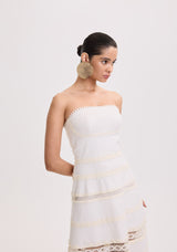 AM Long Embroidered Dress